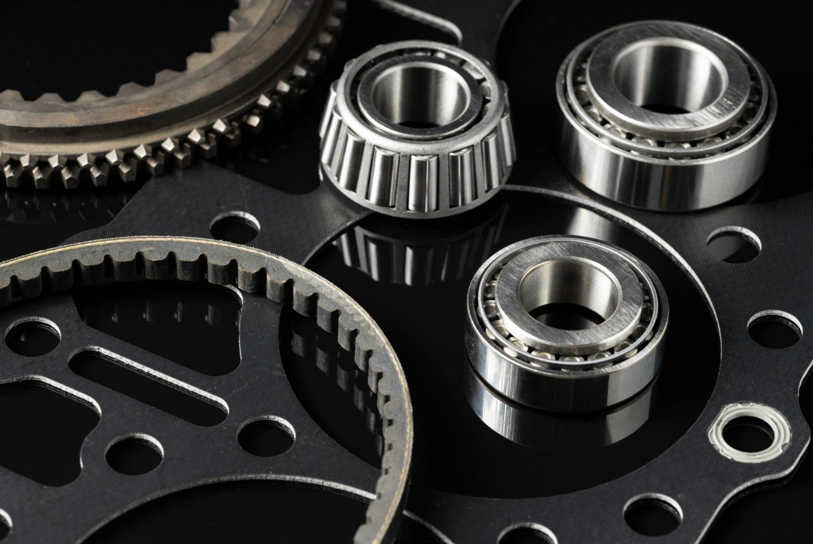 Mechanic checking engine